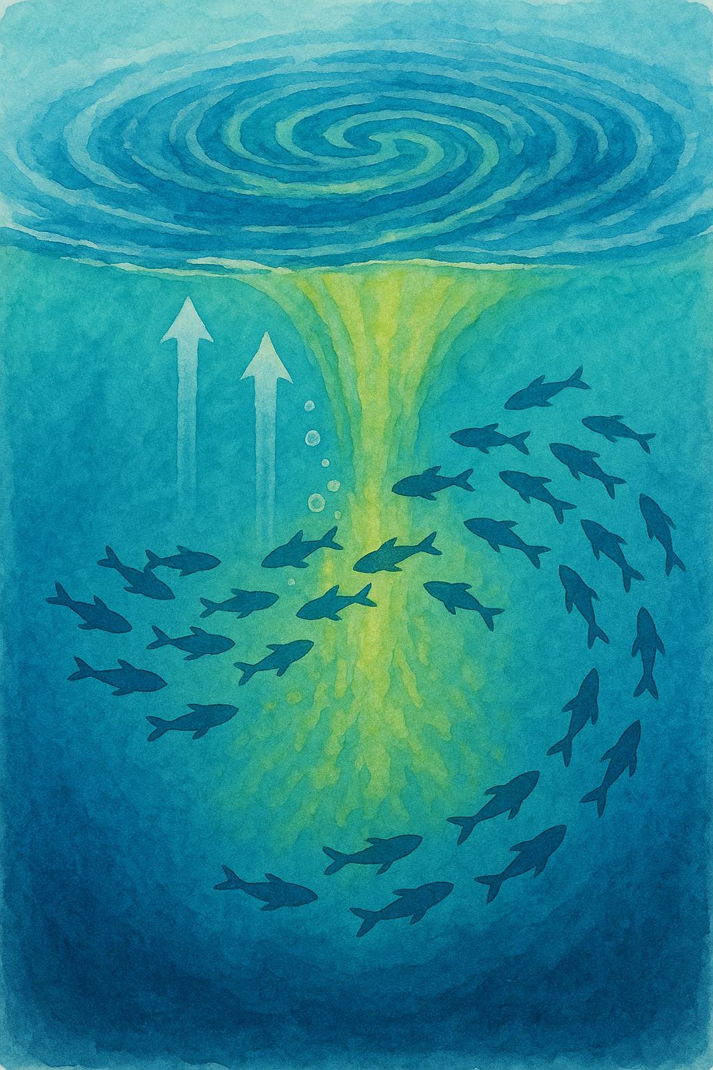 What is oxygen hotspot and how does it support marine ecosystems?