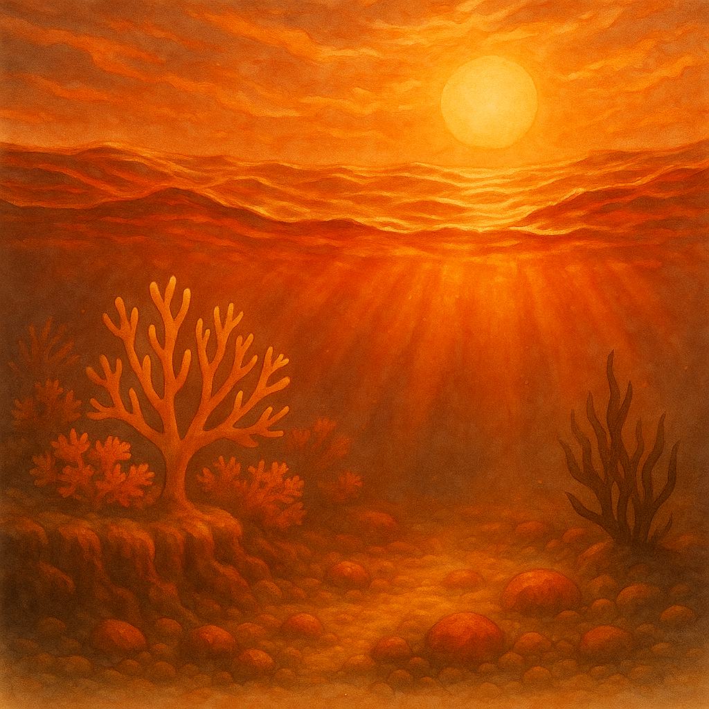 What is marine heatwave and how does it affect marine ecosystems?