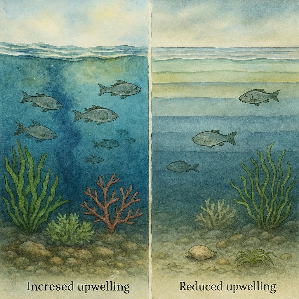 Reduced Upwelling
