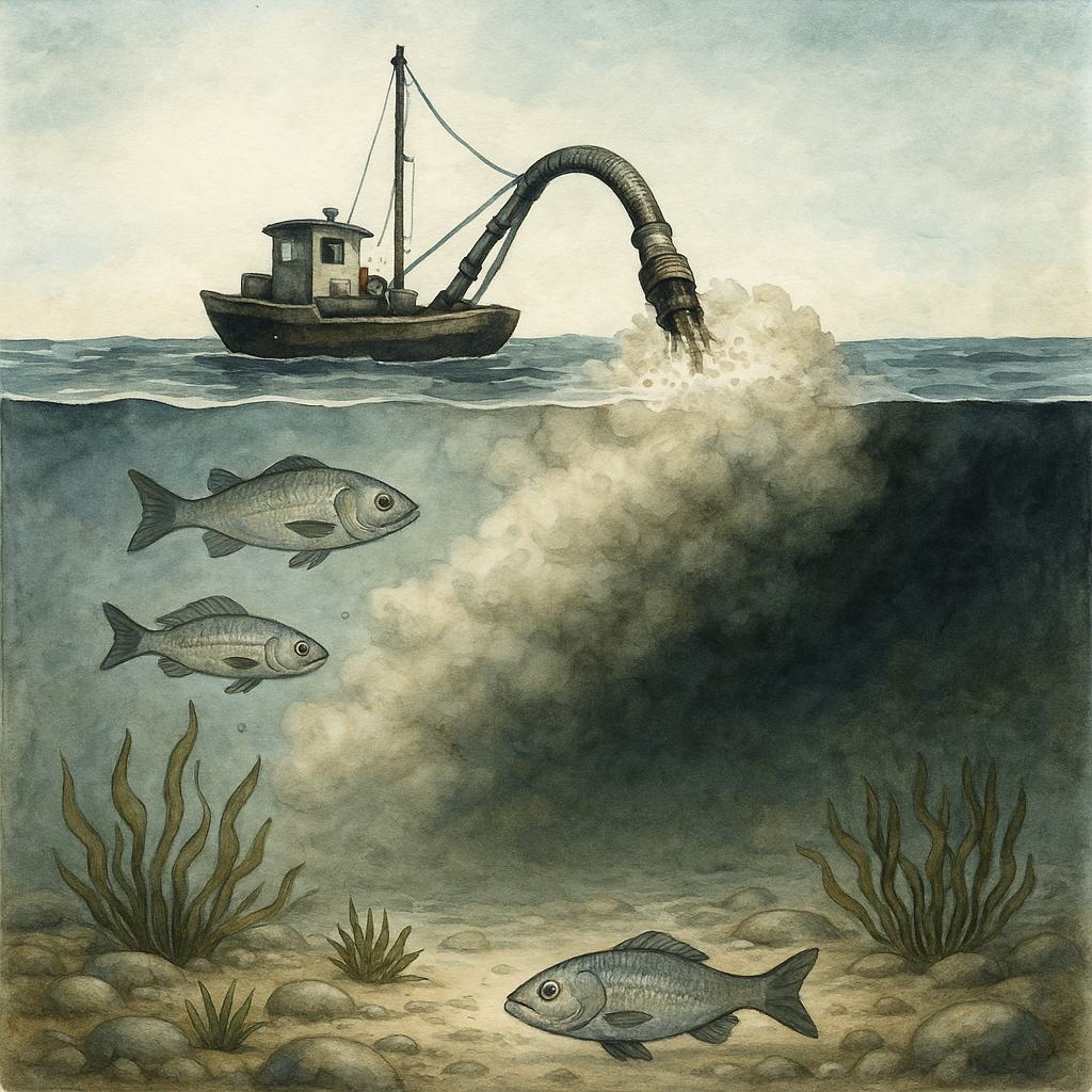 What is clouded waters and how does it affect marine ecosystems?