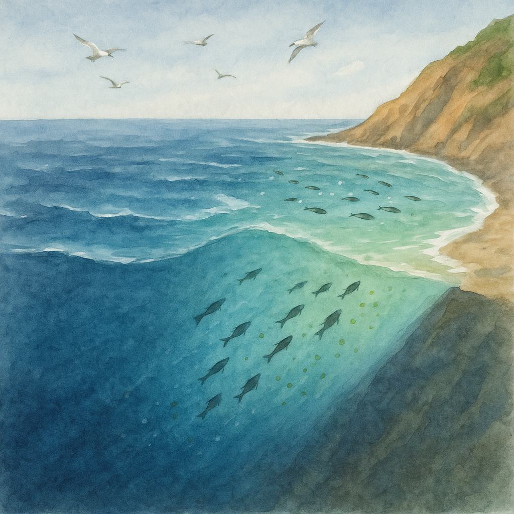 What is upwelling and how does it support marine ecosystems?