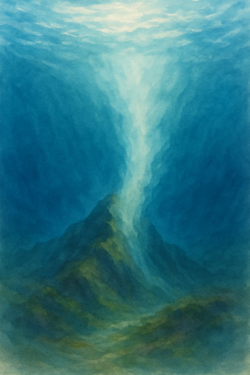 What is upwelling ridge and how does it support marine ecosystems?