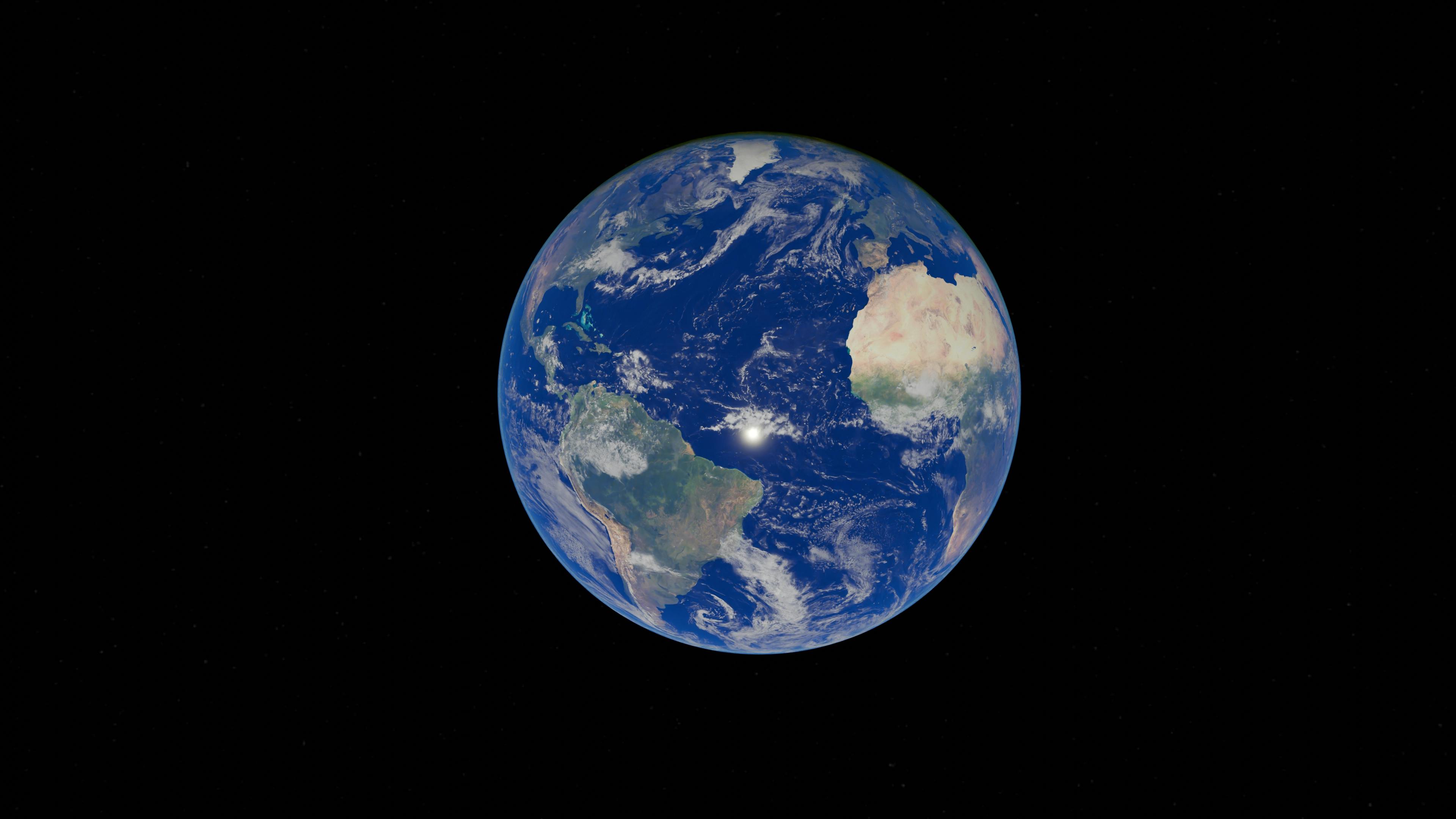 Earth from space showing the global ocean